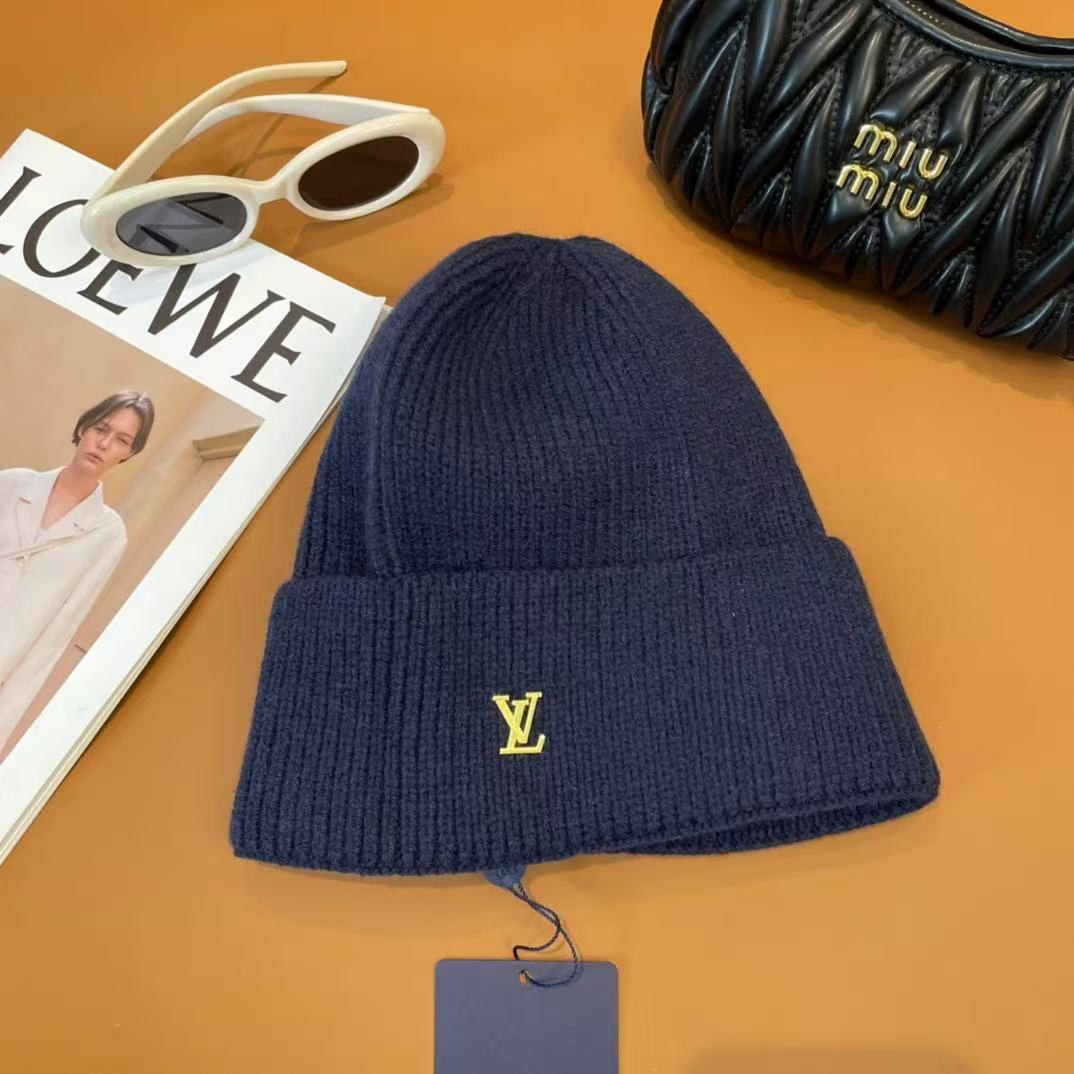 [#4091] Louis Vuitton autumn and wi nter new knitted hat