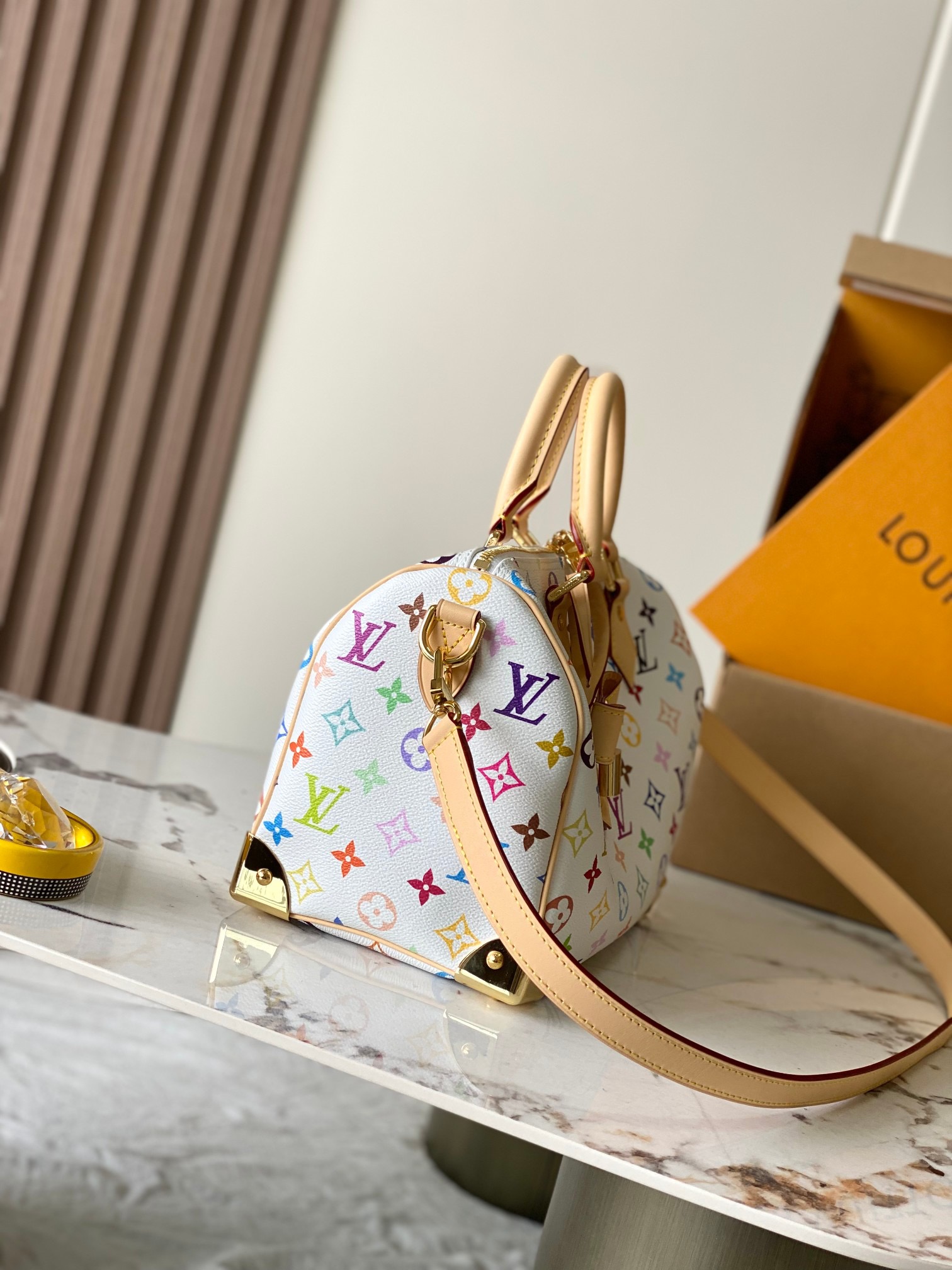 L*V x Takashi Murakami Speedy Bandoulière 25 bag