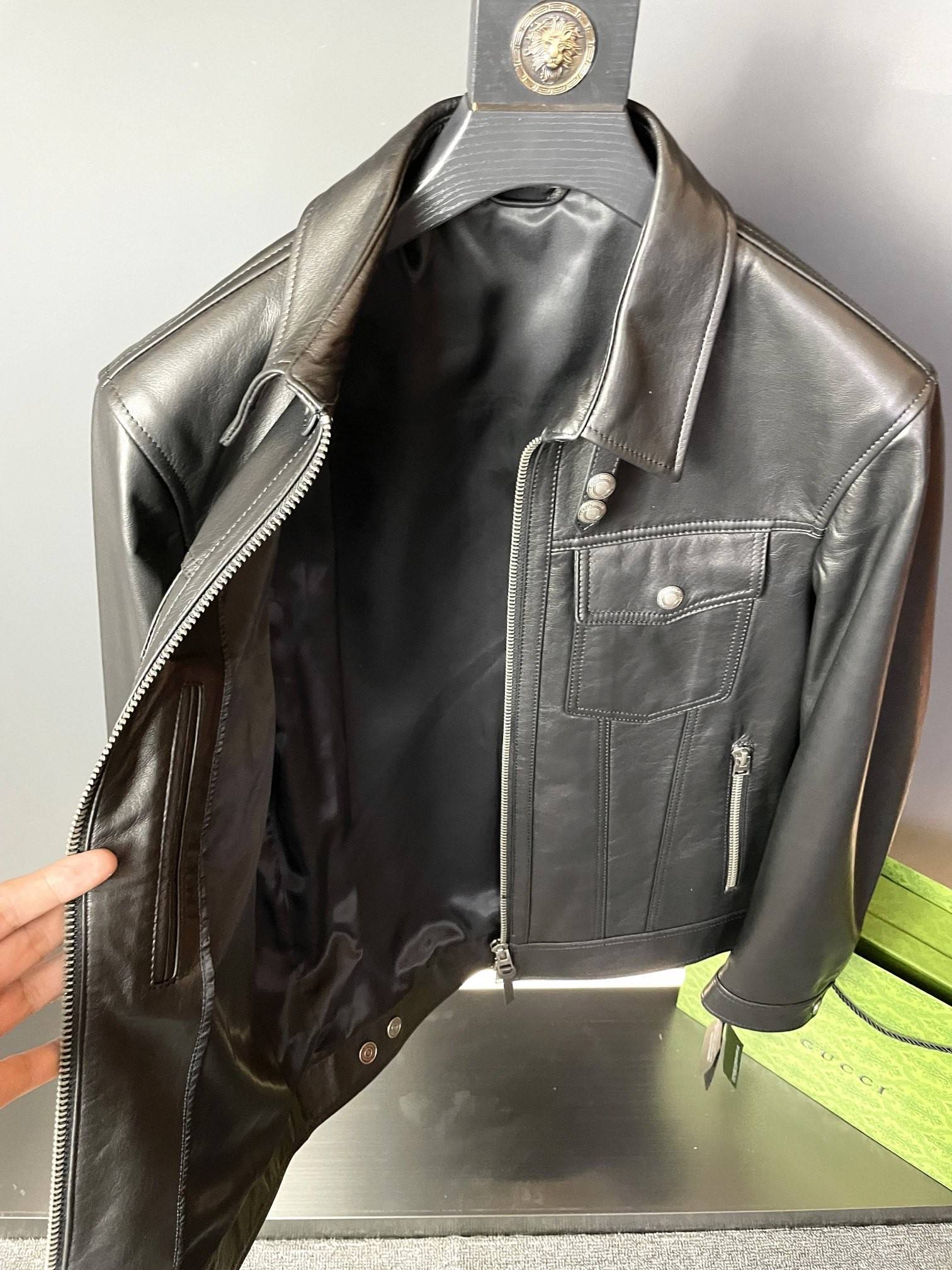 Tom Ford 23 Paris Fashion Week Leather Jackets