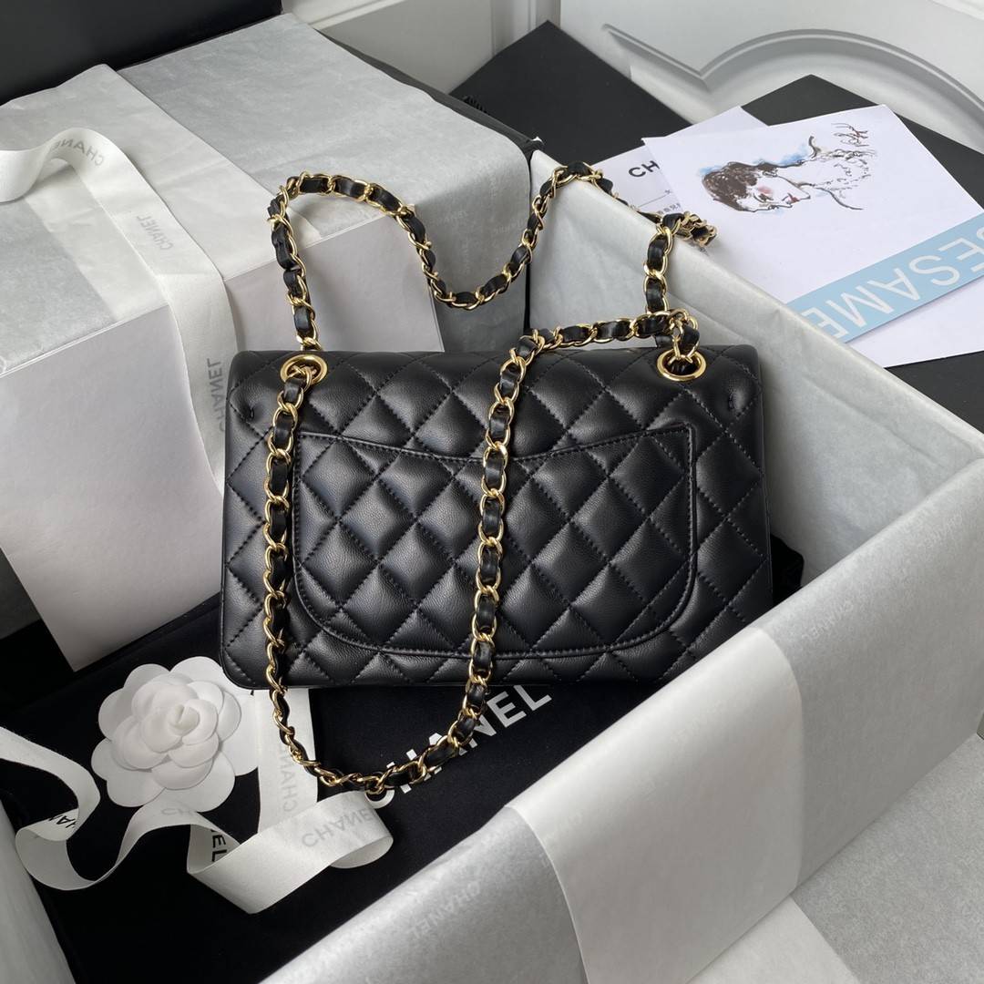 CH*ELClassic Flap Bag A01113, Top Quality,  Medium Size: 23cm