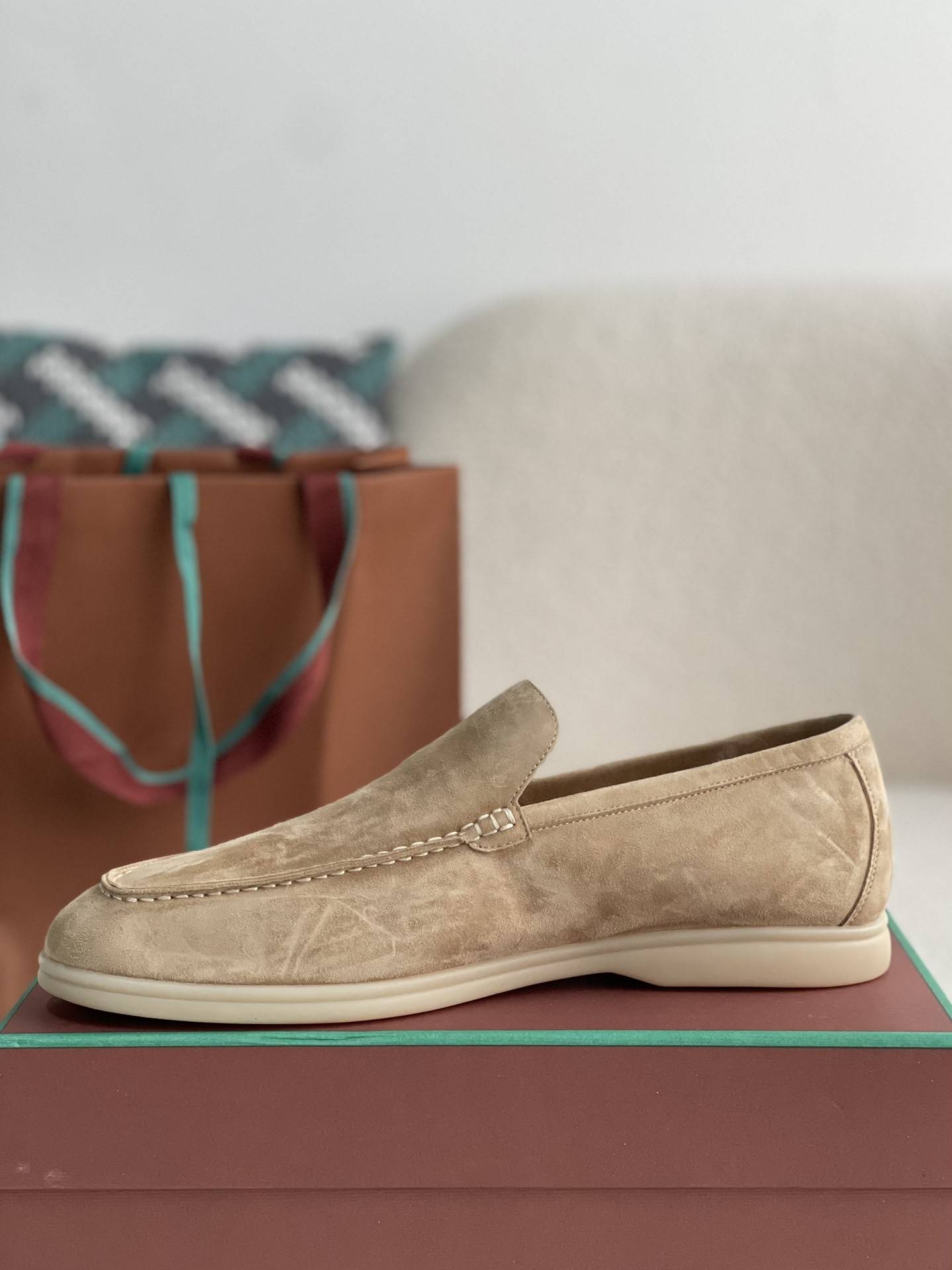 Loro Piana Summer Charms Walk Moccasin Shoes