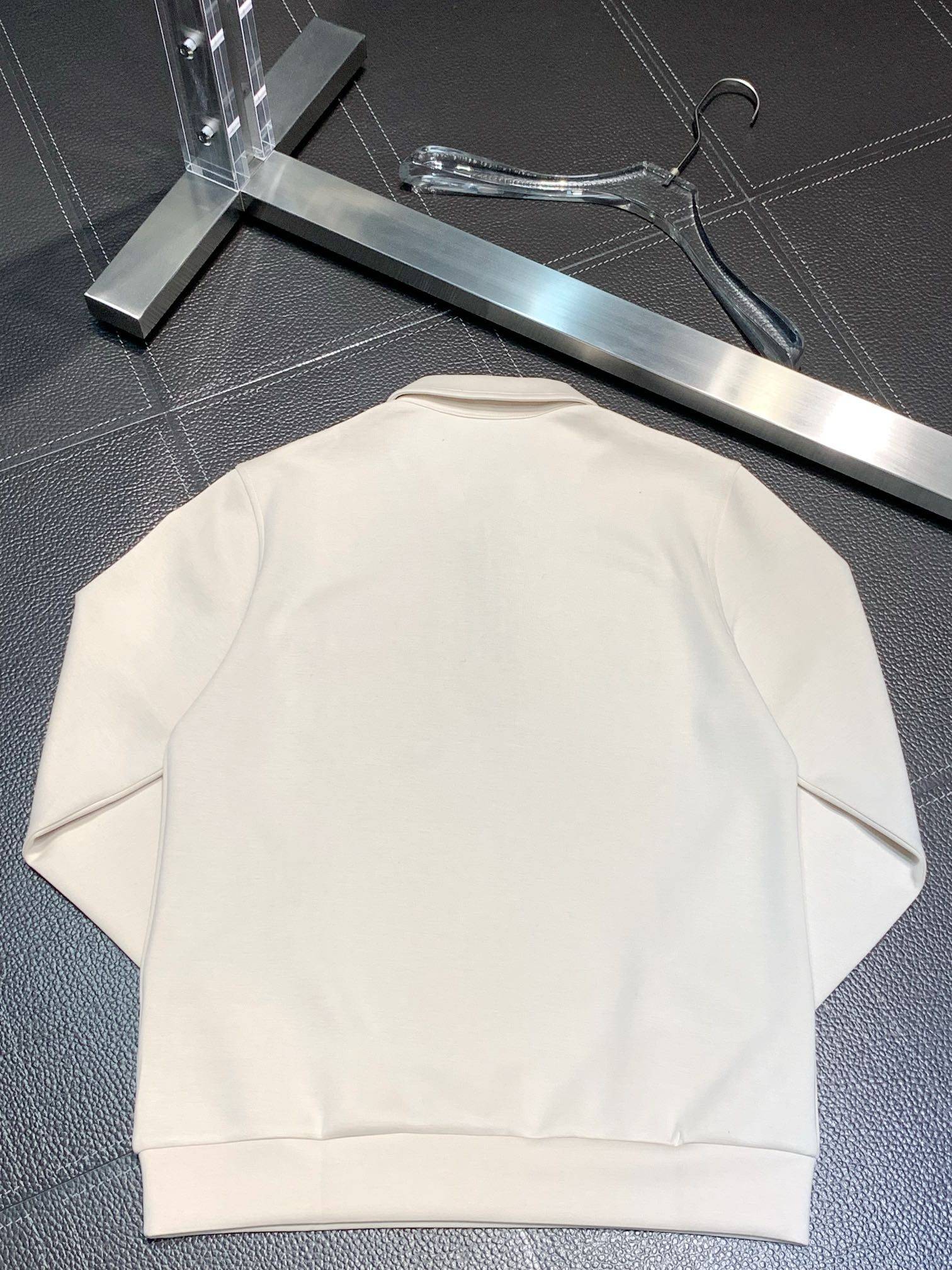 Zegna lapel casual sweatshirt