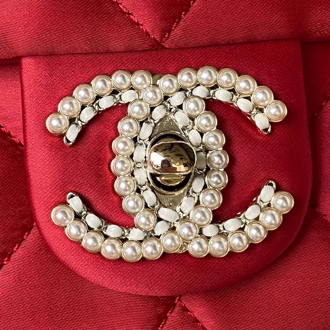 CH*EL23A Hot Selling Pearl Stick Bag AS3791, Top Quality  Size: 11.5 * 26 * 4cm