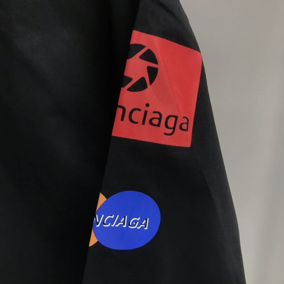 Balenciaga LOGO LOGO racing style long sleeve shirt