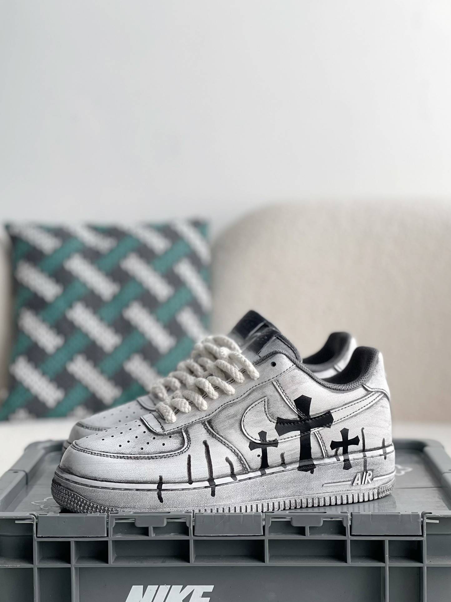 Chrome Hearts x Nike Air Force 1 sneakers