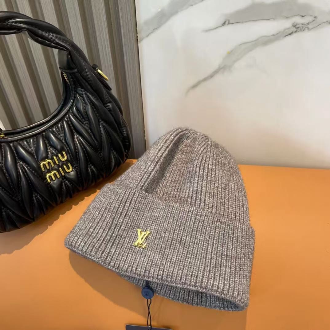 [#4091] Louis Vuitton autumn and wi nter new knitted hat