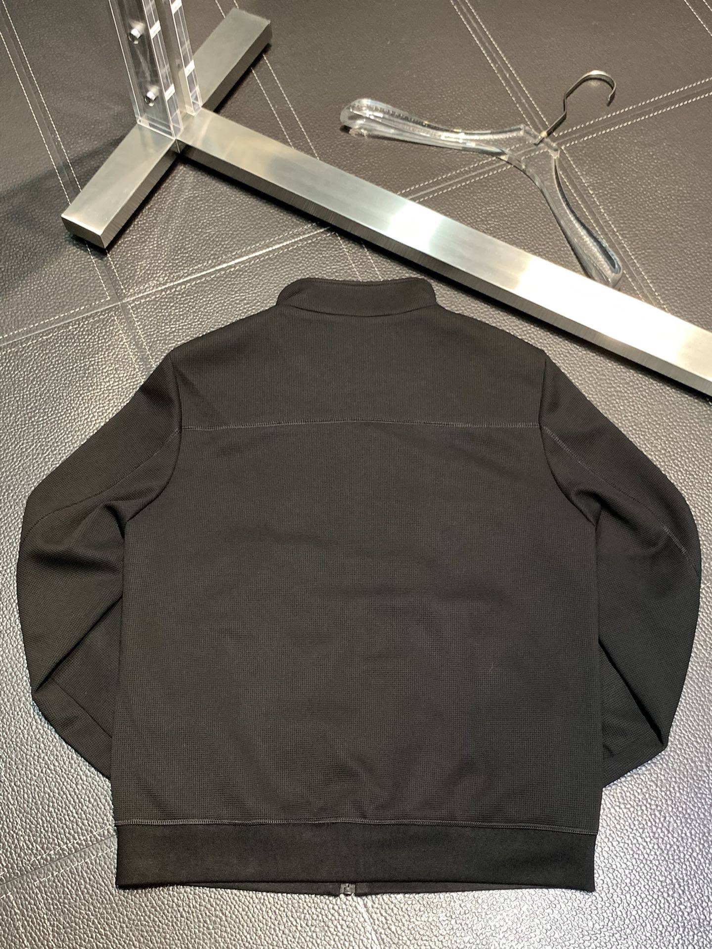 Zegna lapel knitted jacket