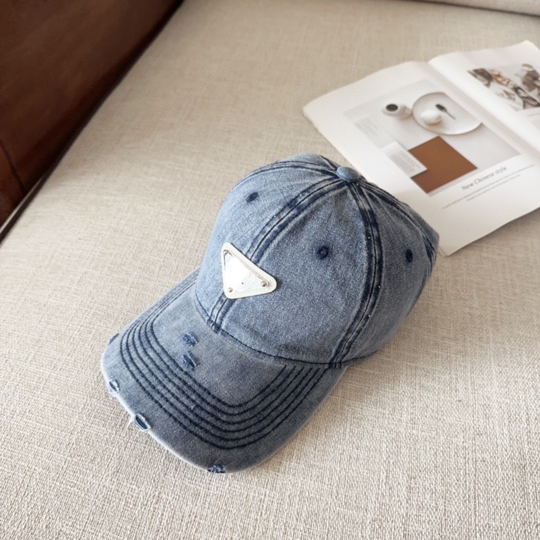 [#4814」 Prada baseball cap peaked ca p hat