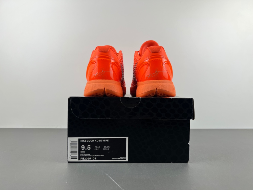 NIKE ZOOM KOBE 6 “Total Orange”  PE2025-105