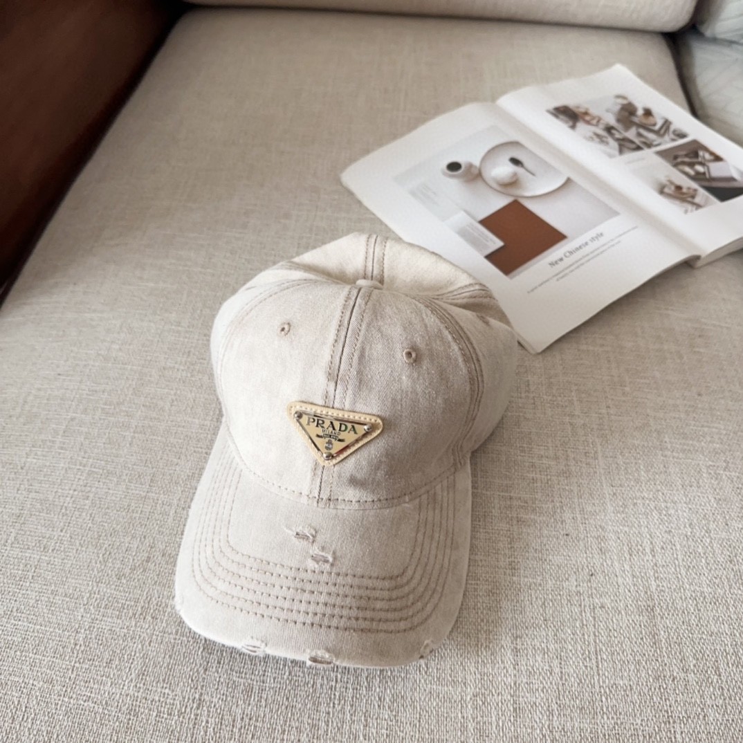 [#4811」 Prada baseball cap peaked ca p hat