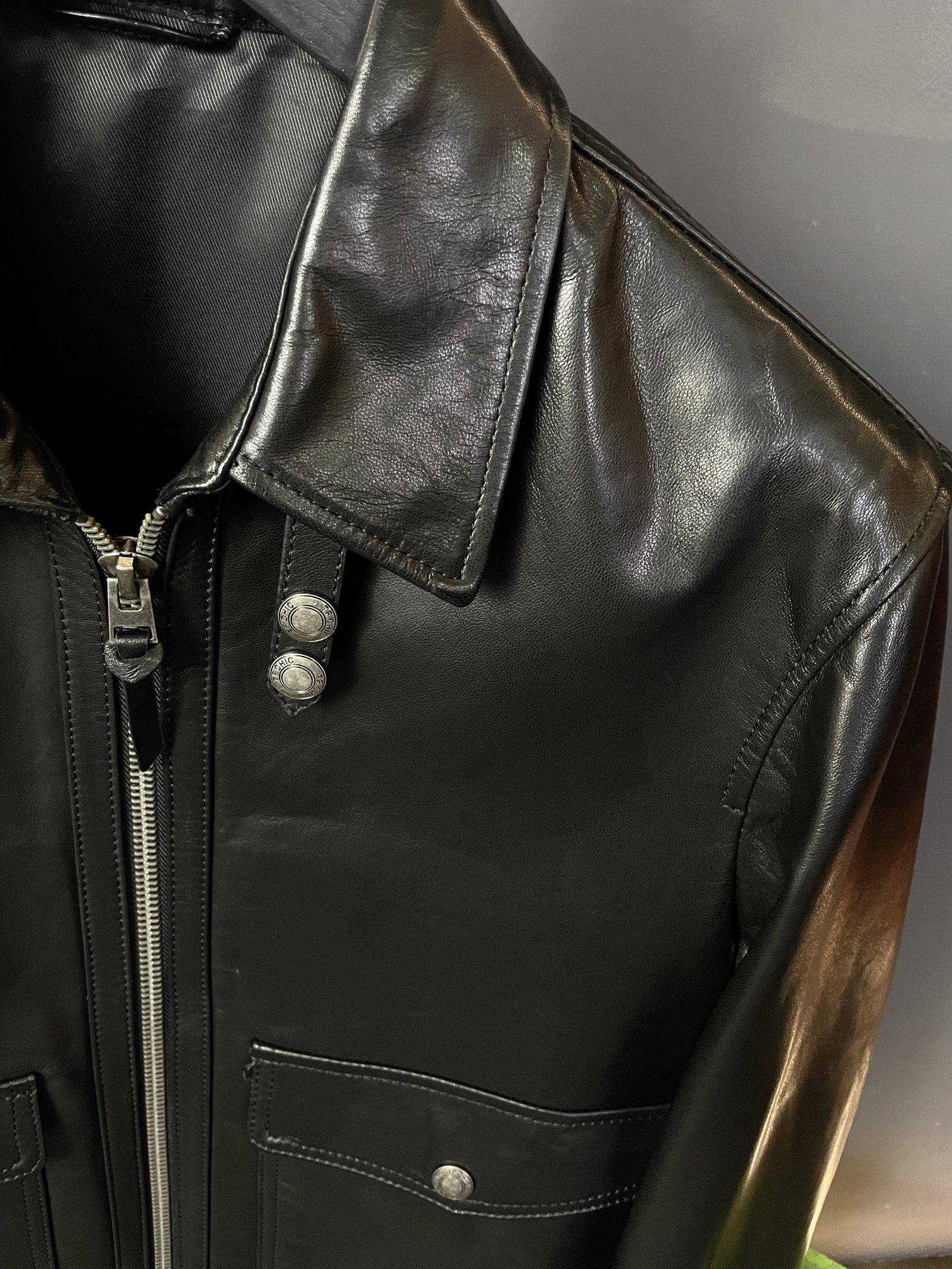 Tom Ford Sheepskin lapel leather jacket