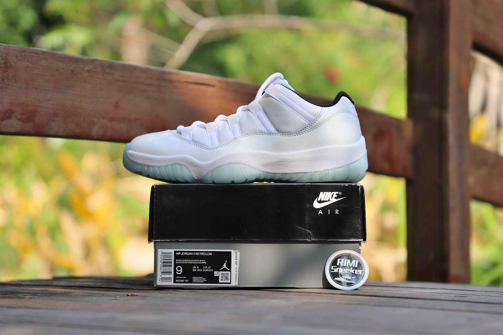 AIR JORDAN 11 RETRO LOW LEGEND BLUE  AV2187-117