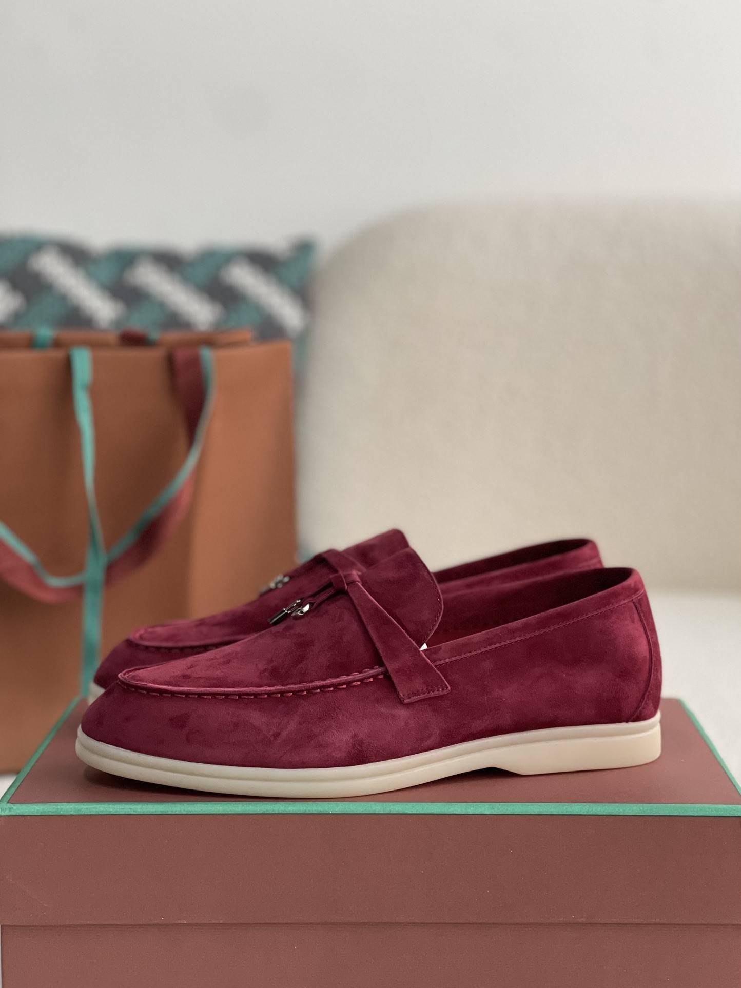 Loro Piana Summer Charms Walk Moccasin Shoes