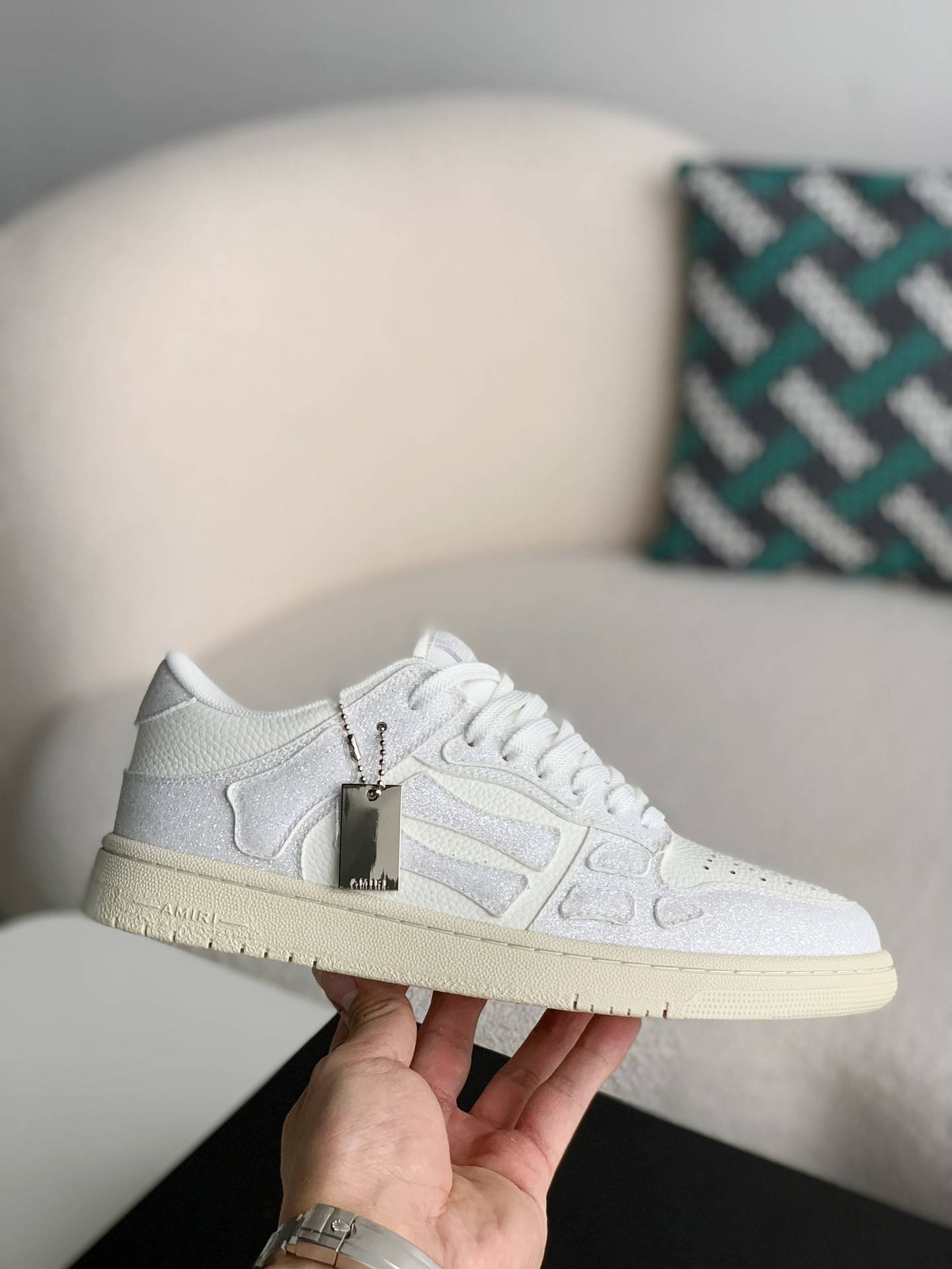 A*RI Bone Sneakers