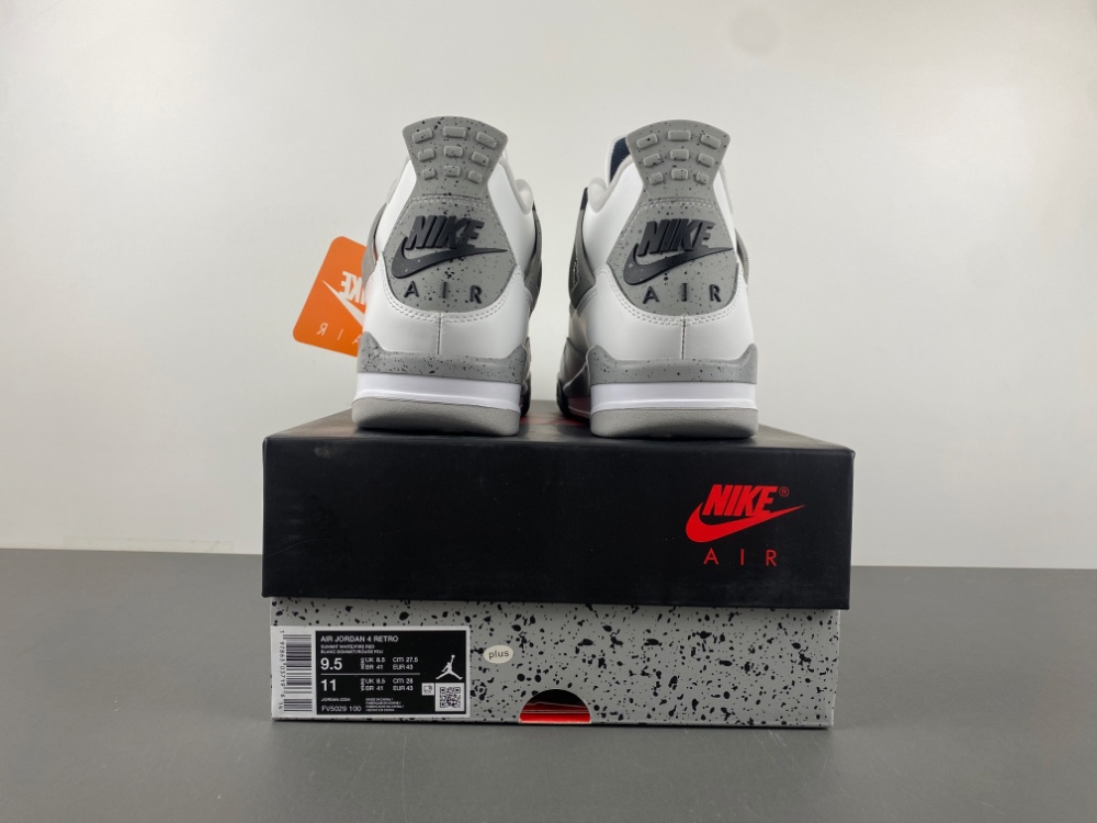 Air Jordan 4 “White Cement” 2025 FV5029-100