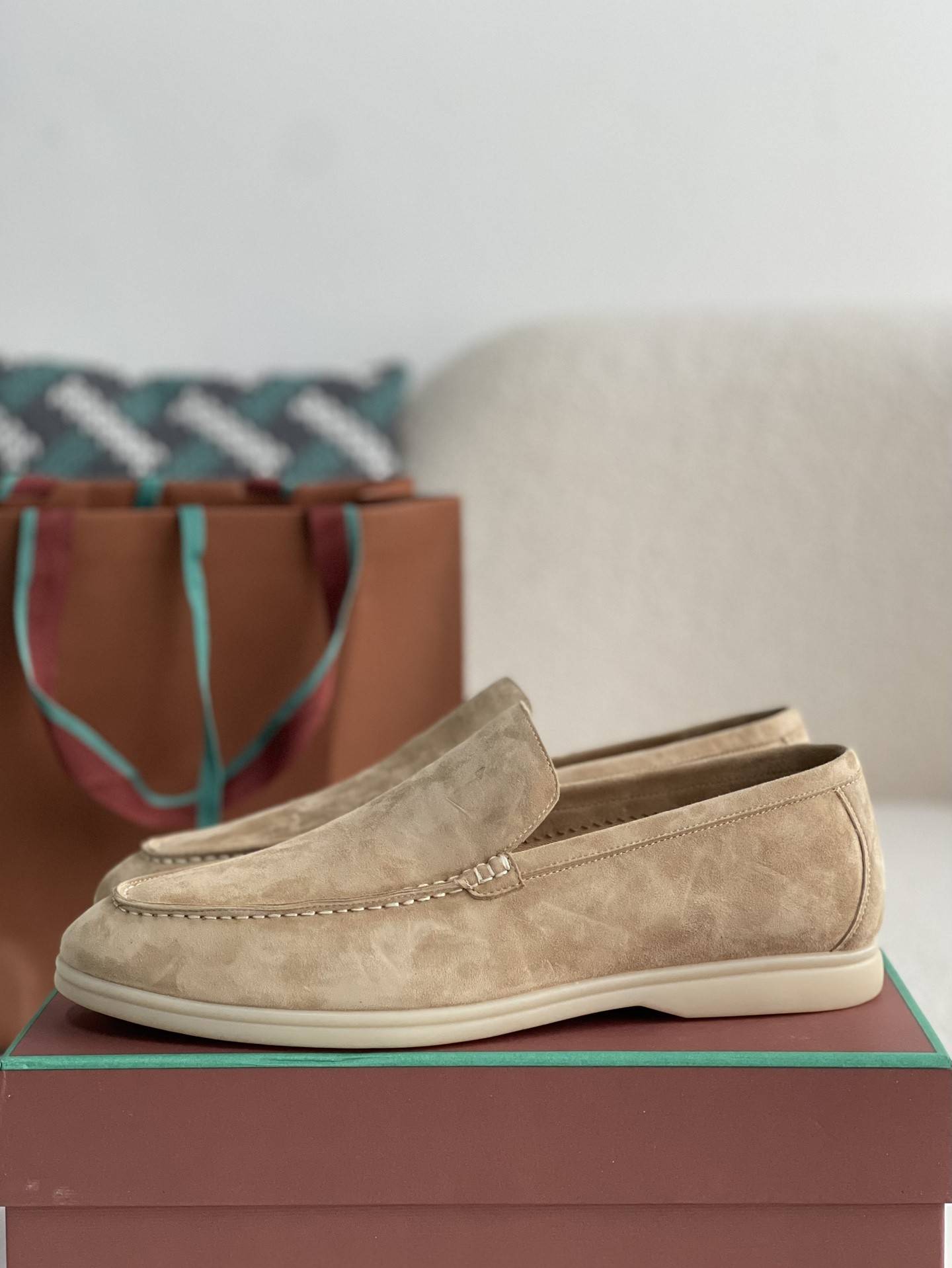 Loro Piana Summer Charms Walk Moccasin Shoes