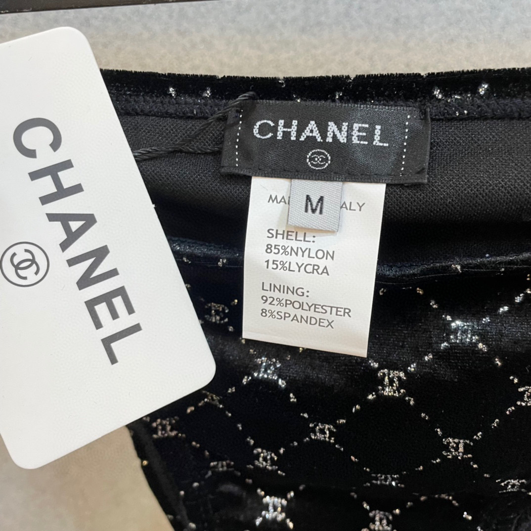 CHANEL Velvet Bikini Swimsuit Series Bikini