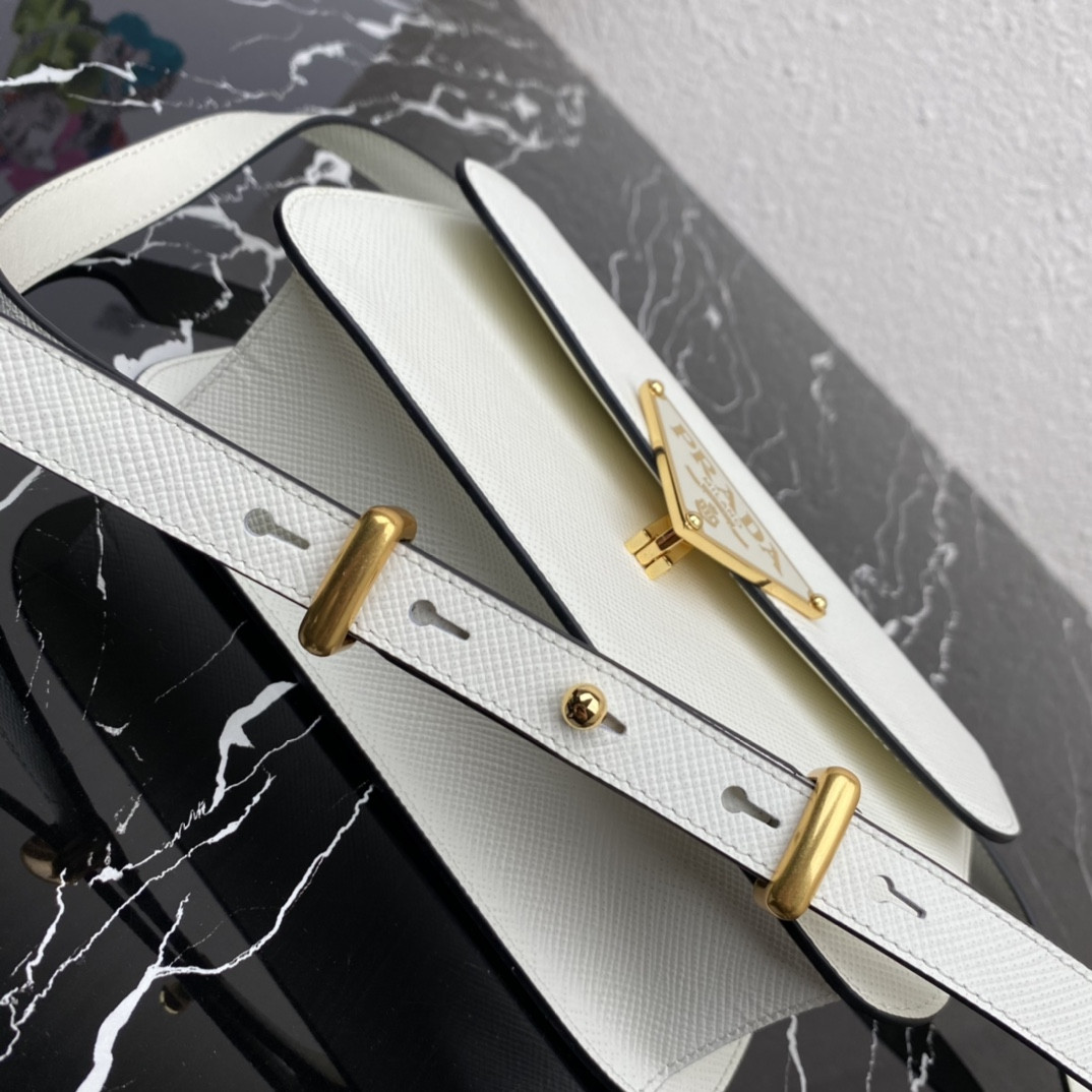 Prada Emblème Saffiano Shoulder Bag