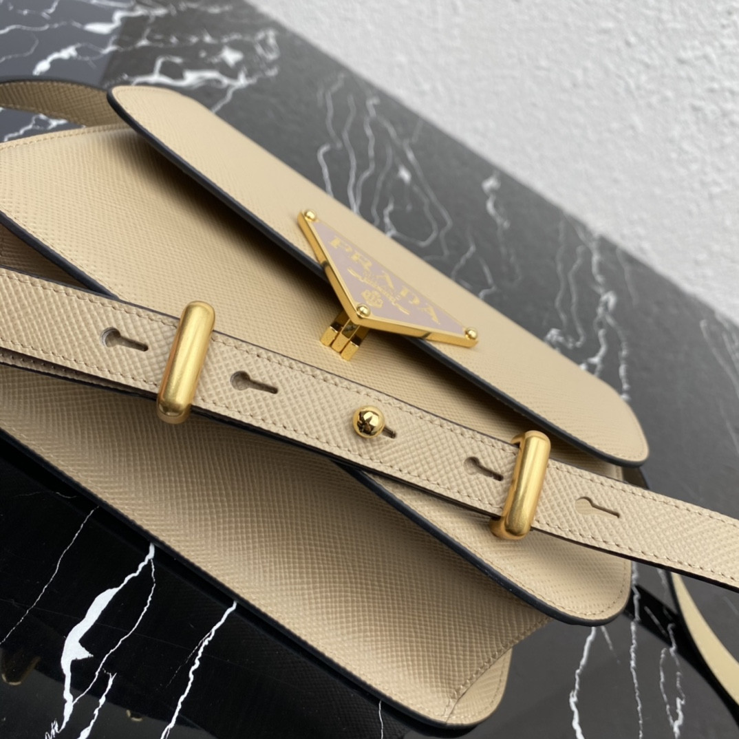Prada Emblème Saffiano Shoulder Bag