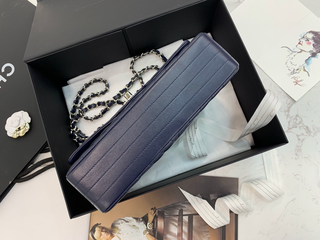 Chanle Classic Flap Bag With Chevron Quilting-lambskin Leather