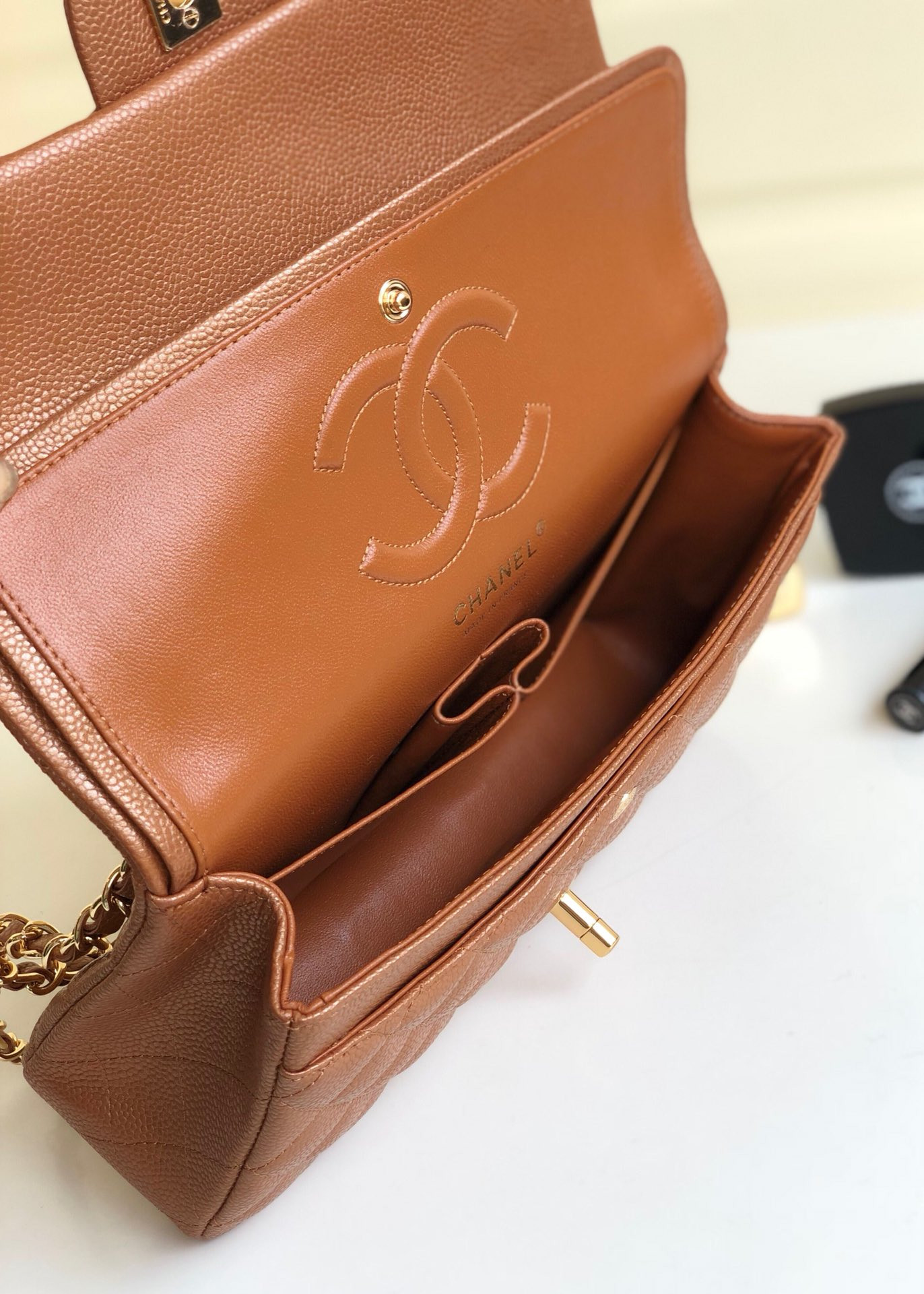 Chanle Classic Double Flap Gold Hardware