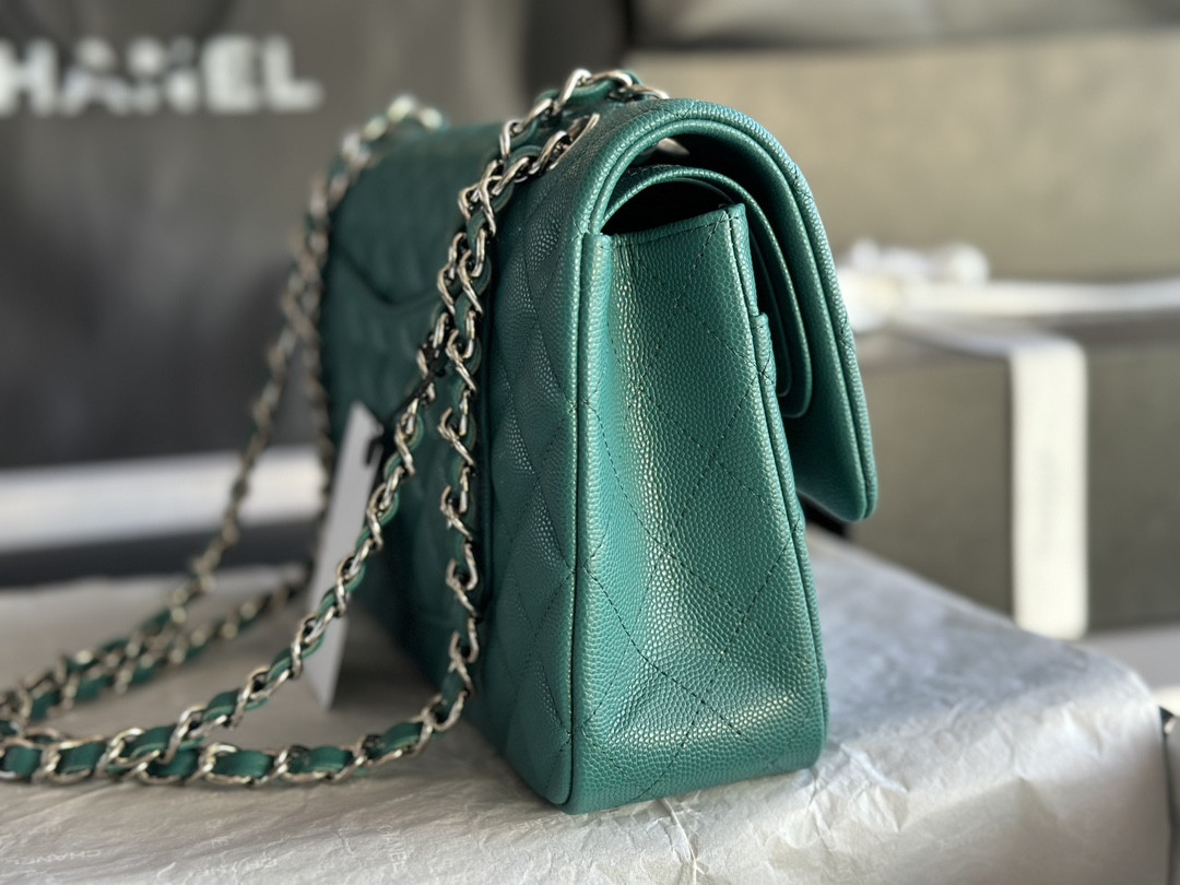 Chanle Classic Double Flap Silver Hardware