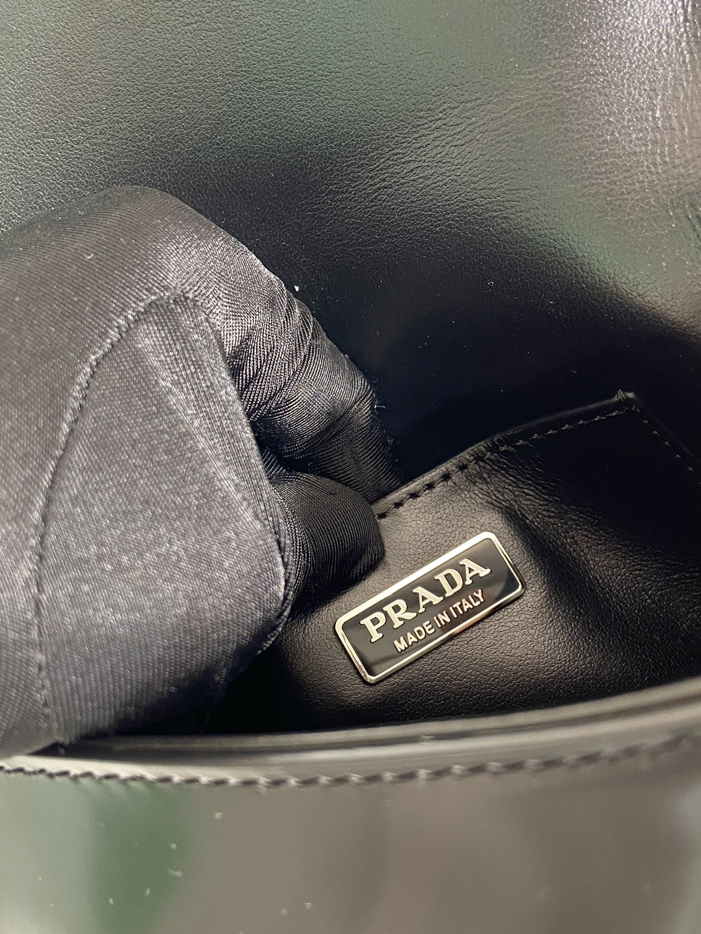 Prada Brushed Leather Mini-bag With Shoulder Strap Bag
