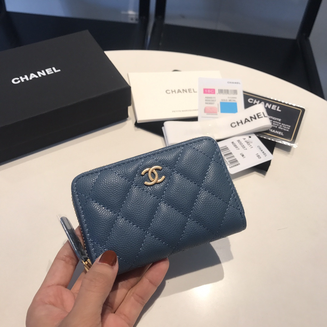 Chanle Zipped Wallet